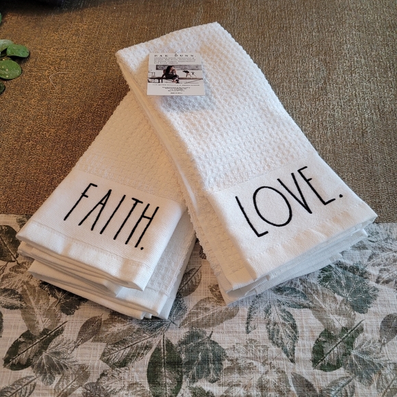 Rae Dunn kitchen towels